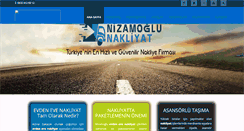 Desktop Screenshot of nizamoglunakliyat.com