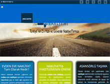 Tablet Screenshot of nizamoglunakliyat.com